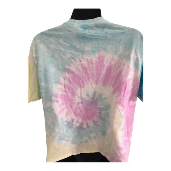Disney’s Mickey Mouse pink blue yellow tie dye tshirt size small brand new - Picture 4 of 8